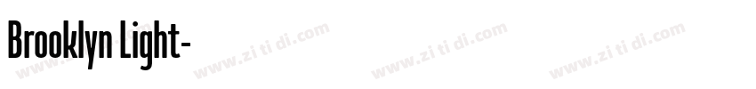 Brooklyn Light字体转换 Brooklyn Light字体转换